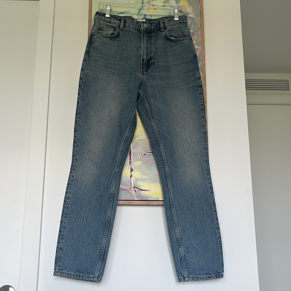 Reformation straight leg high rise jeans Merida